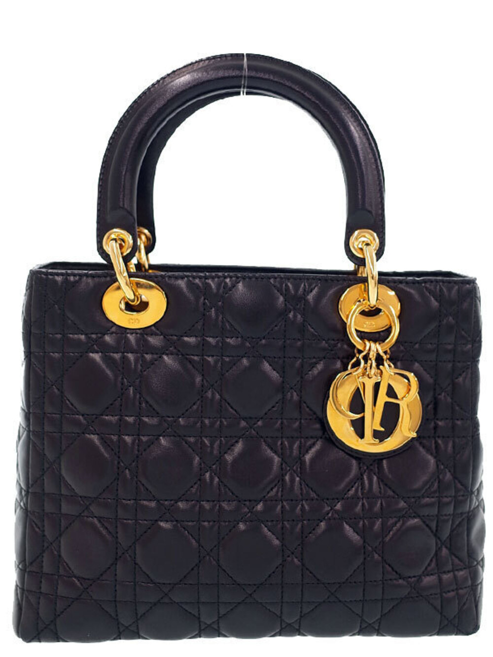 Christian Dior Cannage Quilted Lady Dior 2way bag